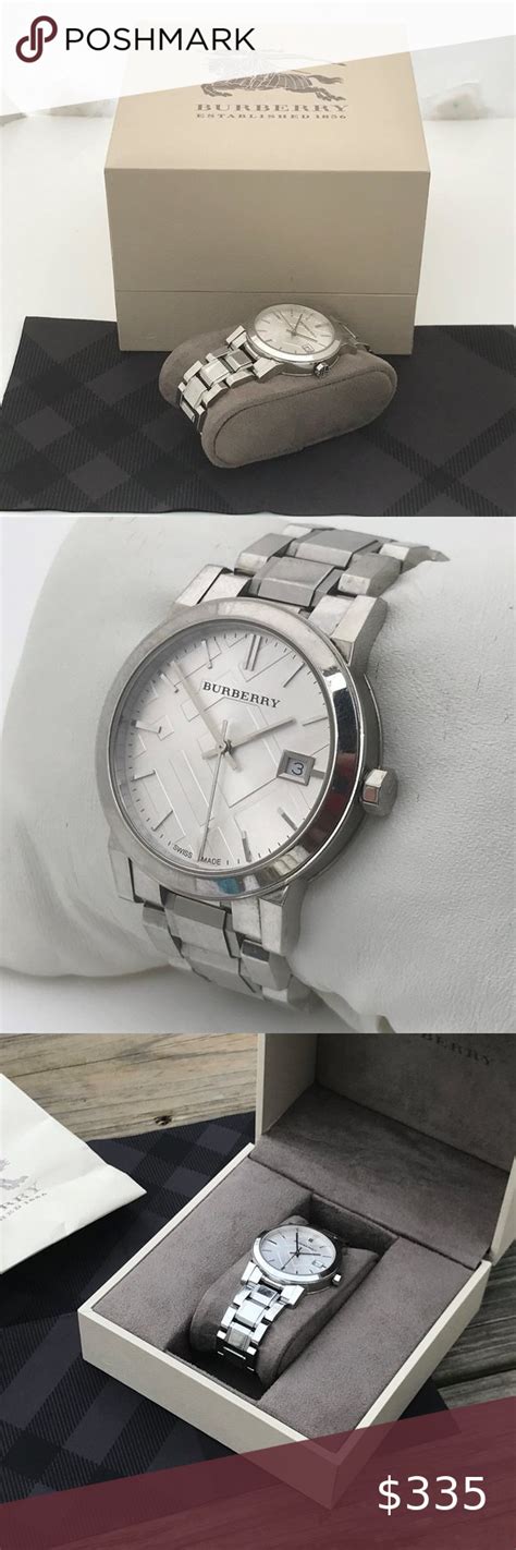 Womens watch, Burberry, Silver, Poshmark, Inc., Analog, Water 